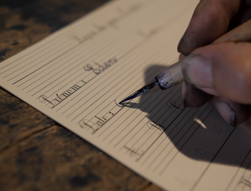 2 Village des métiers d’antan : atelier d'écriture