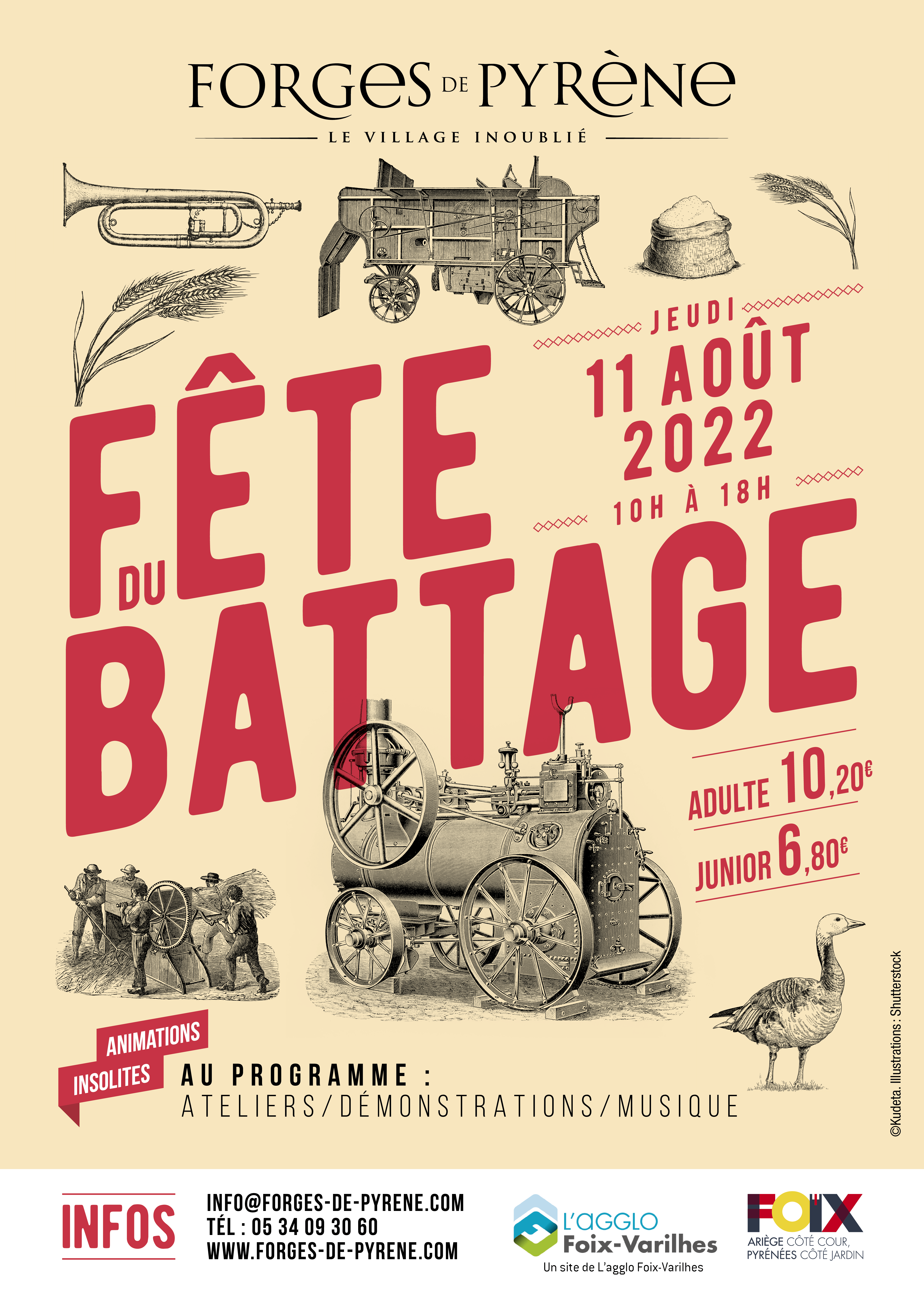Fete_du_battage_A5-2022-min Le chateau - Forge Ariège Pyrénées