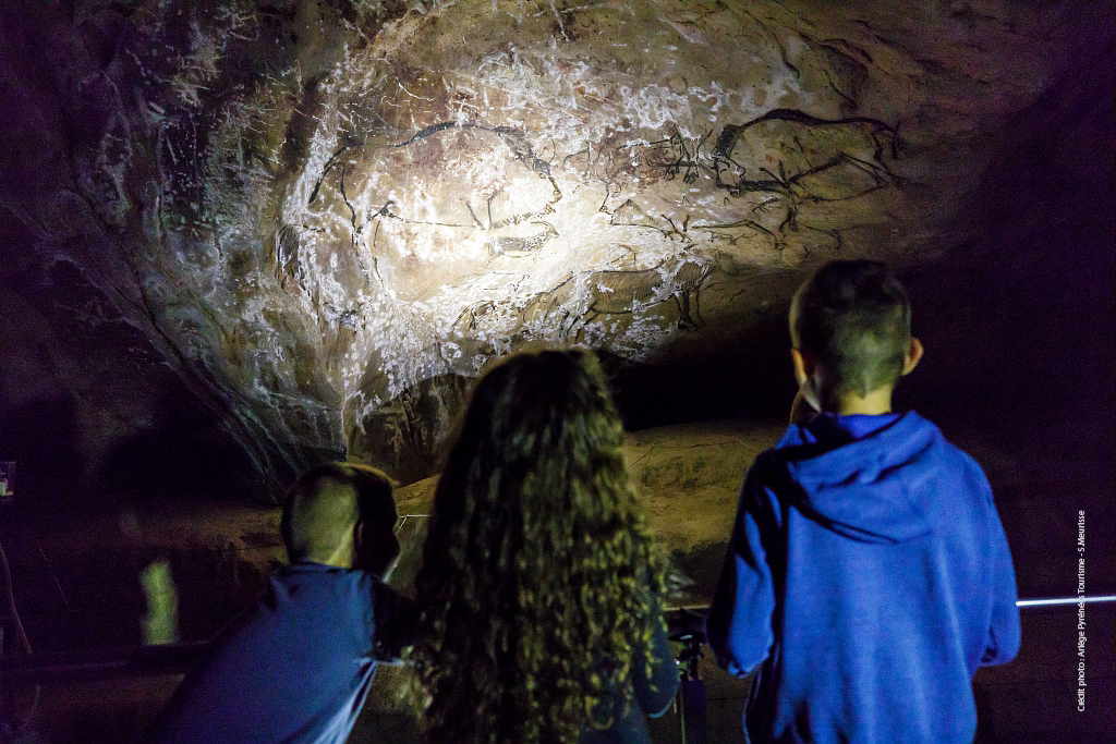 Peintures rupestres dans la Grotte de Niaux