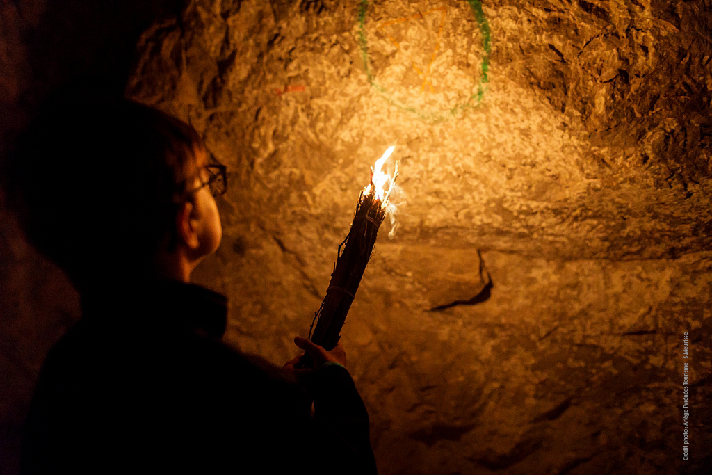 Peintures rupestres dans la Grotte de Niaux