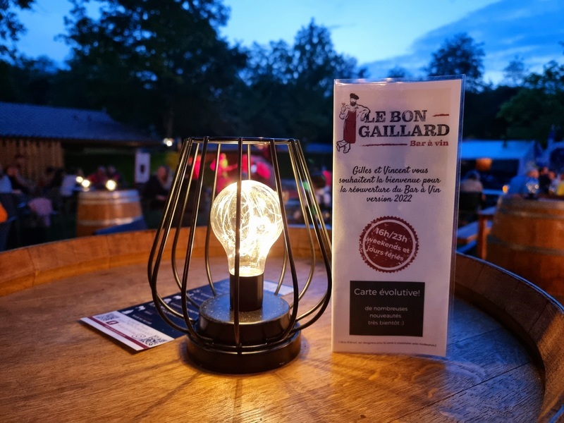 Le Bon Gaillard bar à vin au camping la Roucateille de Montgailhard