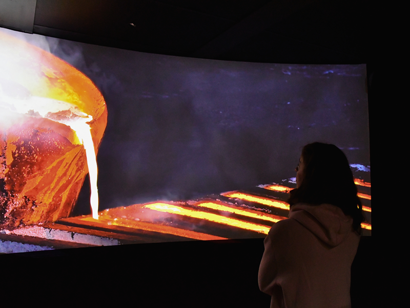 La scénographie du musée du Fer des Forges de Pyrène