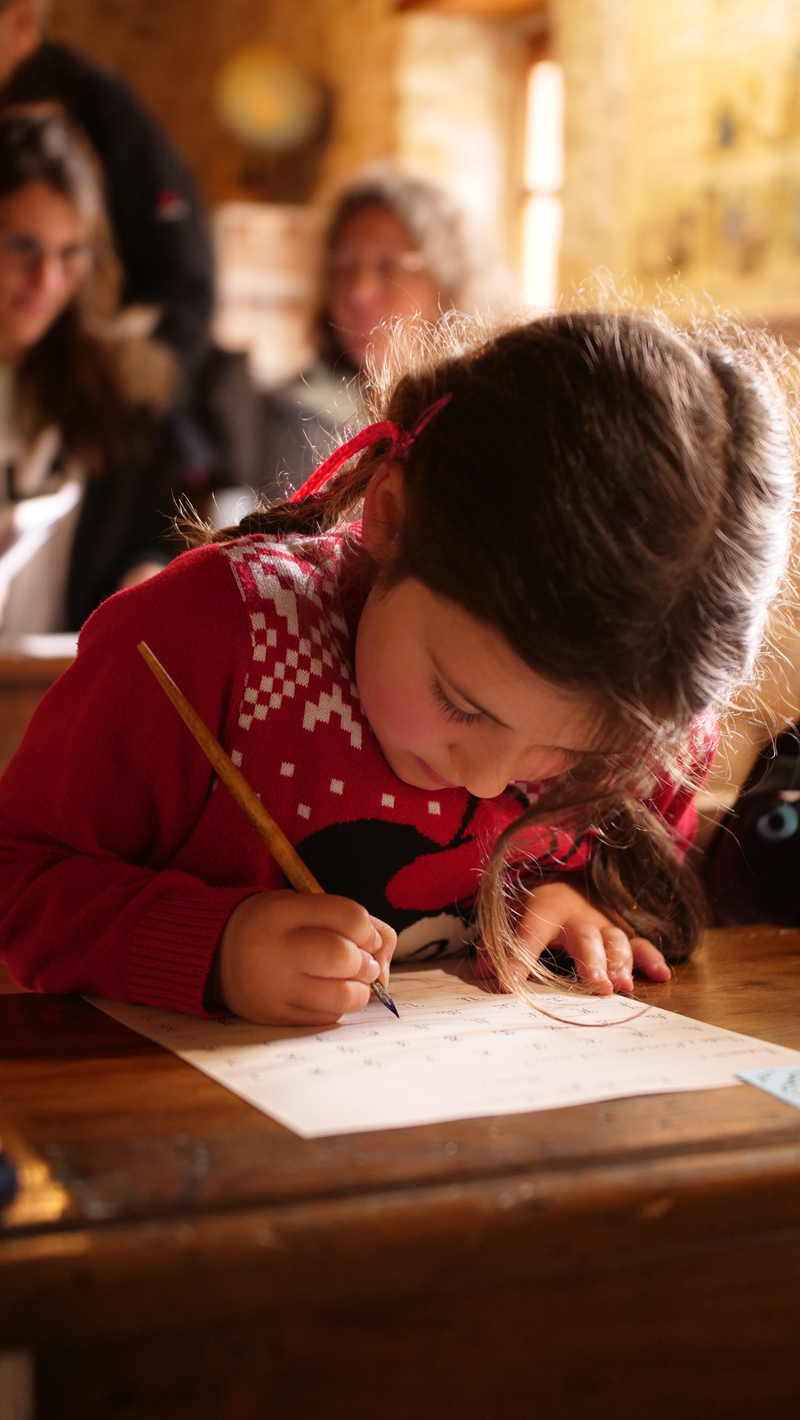 L'exercice d'écriture à l'école 1900